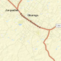 Gbarnga Street Map