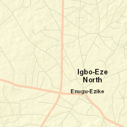 Enugu-Ezike Street Map