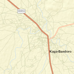 Kaga Bandoro Street Map