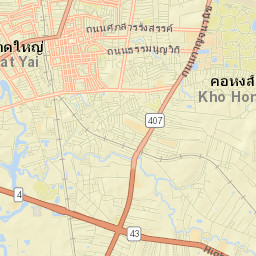 Hat Yai Street Map