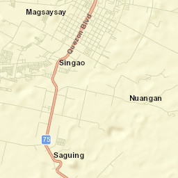 Saguing Street Map