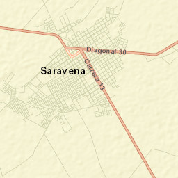 Saravena Street Map