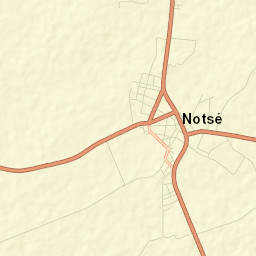 Notsé Street Map