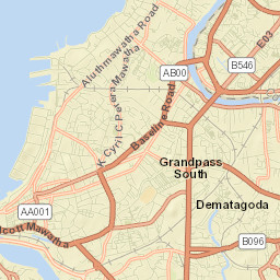 Colombo Street Map