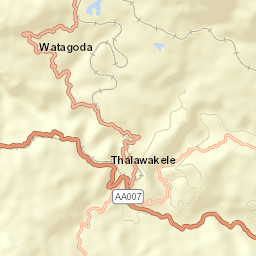 Talawakele Street Map