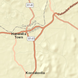 Hanwella Ihala Street Map