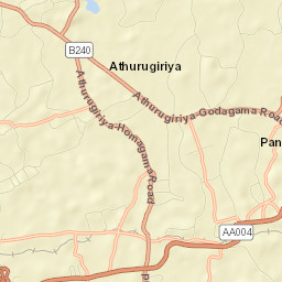 Homagama Street Map