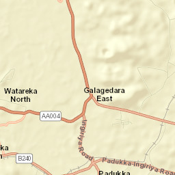 Padukka Street Map