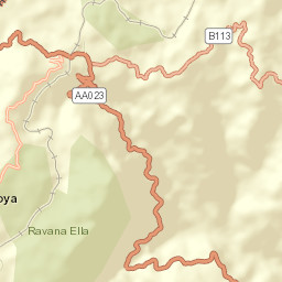 Ella Town Street Map