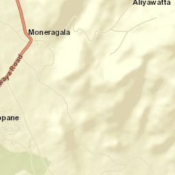 Monaragala Street Map