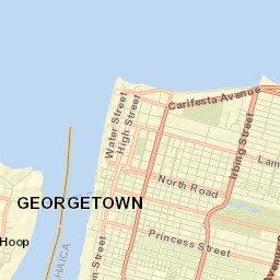 Georgetown Street Map