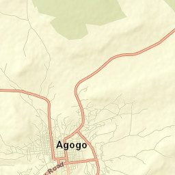 Agogo Street Map