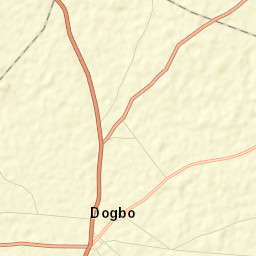 Dogbo Street Map