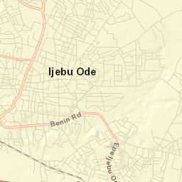 Ijebu-Ode Street Map