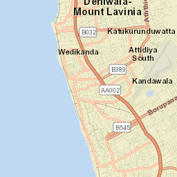 Ratmalana Street Map