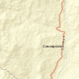 Concepción Street Map