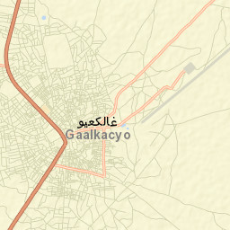 Gaalkacyo Street Map