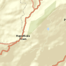 Haputale Street Map