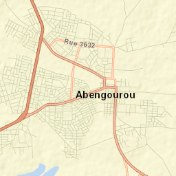 Indénié-Djuablin Street Map