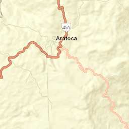 Aratoca Street Map