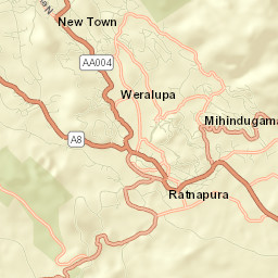 Ratnapura Street Map