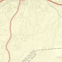 Konongo Street Map