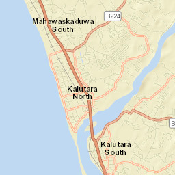 Kalutara Street Map