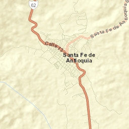 Santa Fe de Antioquia Street Map
