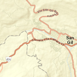 San Gil Street Map