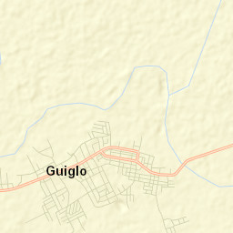 Guiglo Street Map