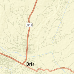 Bria Street Map