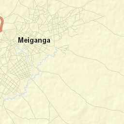 Meïganga Street Map