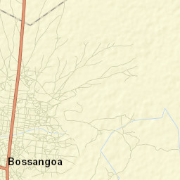 Bossangoa Street Map