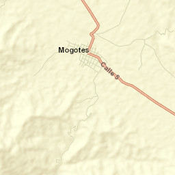 Mogotes Street Map