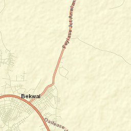 Bekwai Street Map