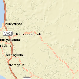 Beruwala Street Map