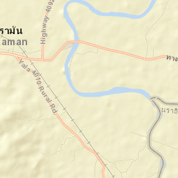Amphoe Raman Street Map