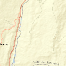Valle de San José Street Map