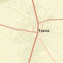 Tsévié Street Map