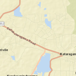 Kataragama Street Map