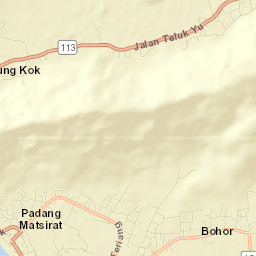 Kuala Teriang Street Map