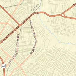 Benin City Street Map