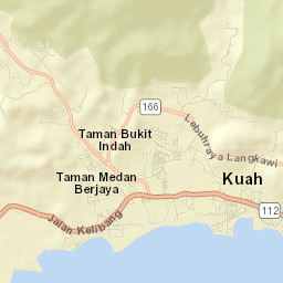 Kuah Street Map