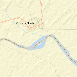 Cravo Norte Street Map