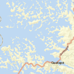 Guatapé Street Map