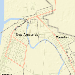 New Amsterdam Street Map