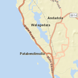 Ambalangoda Street Map