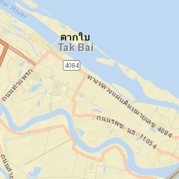 Tak Bai Street Map