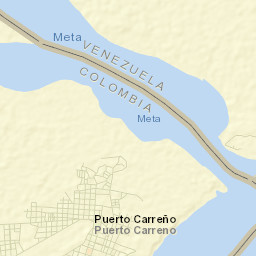 Puerto Carreño Street Map