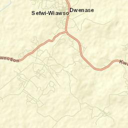 Sefwi-Wiawso Street Map